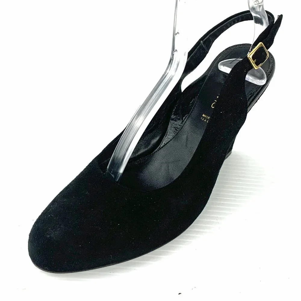 DANA‎ DAVIS 'Cervinia' Slingback Wedge Heels